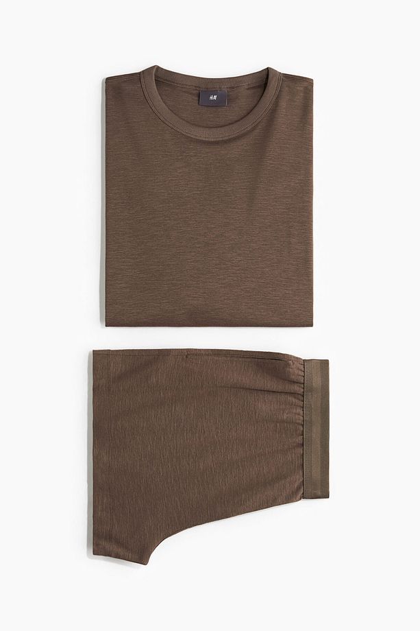 Tişört Ve Şortlu Pijama Takımı - 4