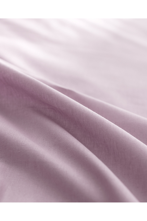 Manon Double 100% Cotton Ranforce Fitted Sheet - Light Plum - 5
