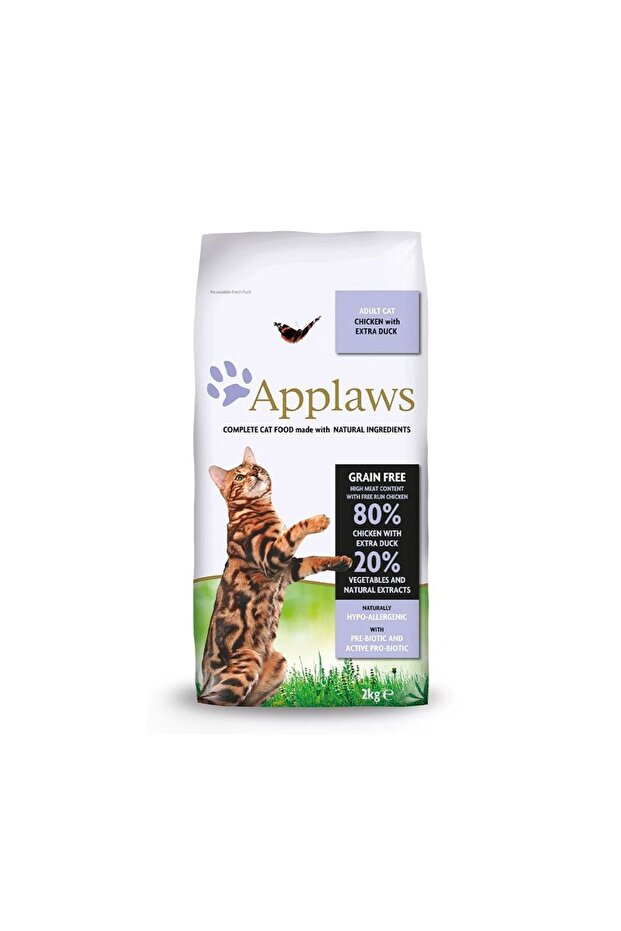 Chicken with Extra Duck Dry Cat Food, 2 Kg