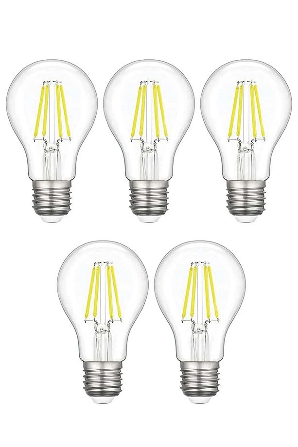 5 Adet Led Ampul 6500k E27 ( Beyaz ) ( A60 ) - 1
