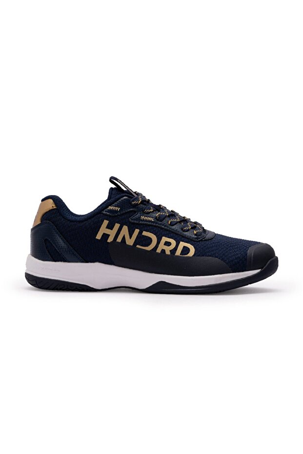 Xoom Pro Non-marking Badminton Shoes | Navy/gold | Size: 6 Uk/7 Us/40 Eu | Rubber
