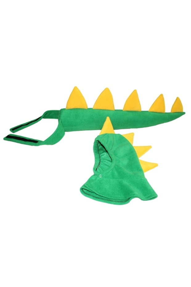 Dinosaur Costume Set Green| Dinosaur Tail Head Set Green