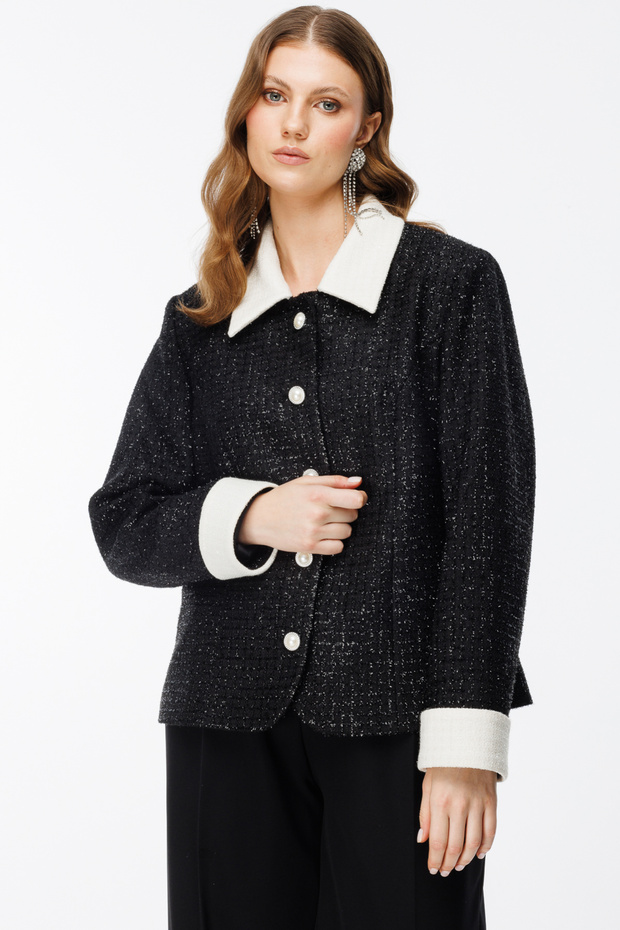 Şanel Simli Ceket - 5