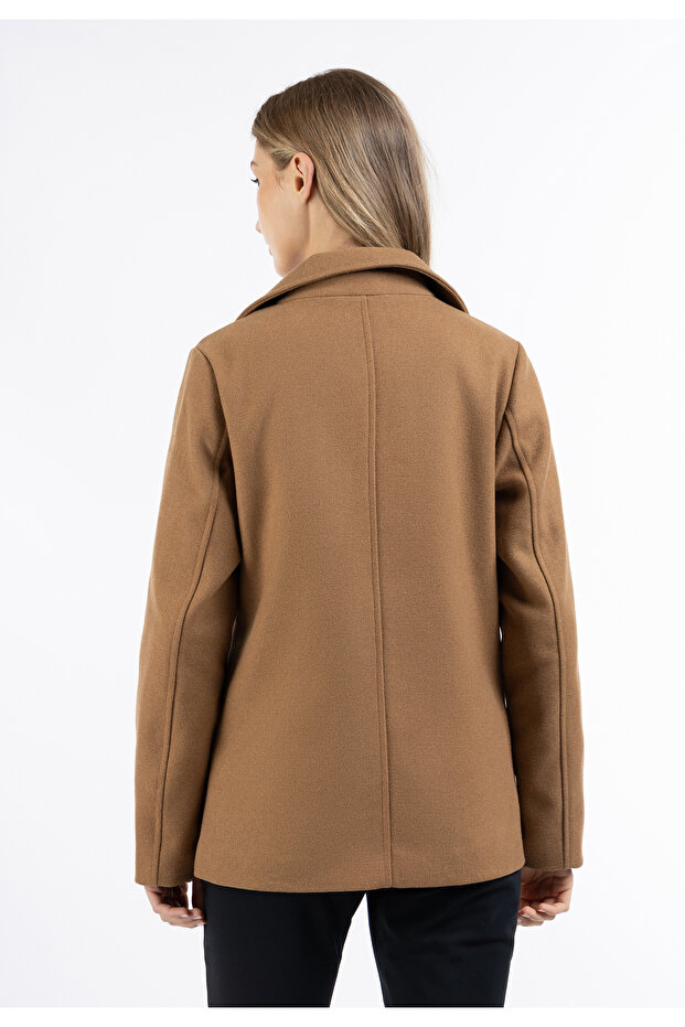 Transitional wool blend pea coat - 4