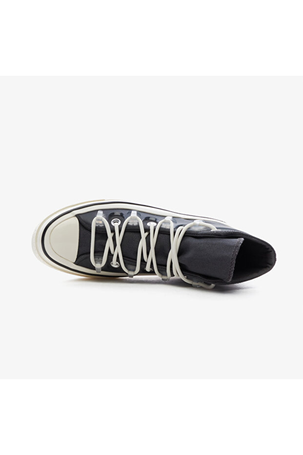 Chuck 70 Utility Canvas Platfrom Unisex Siyah Sneaker - 4