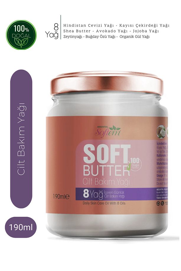 Softbutter Cılt Bakım Yagı 190ml Soft Butter - 1