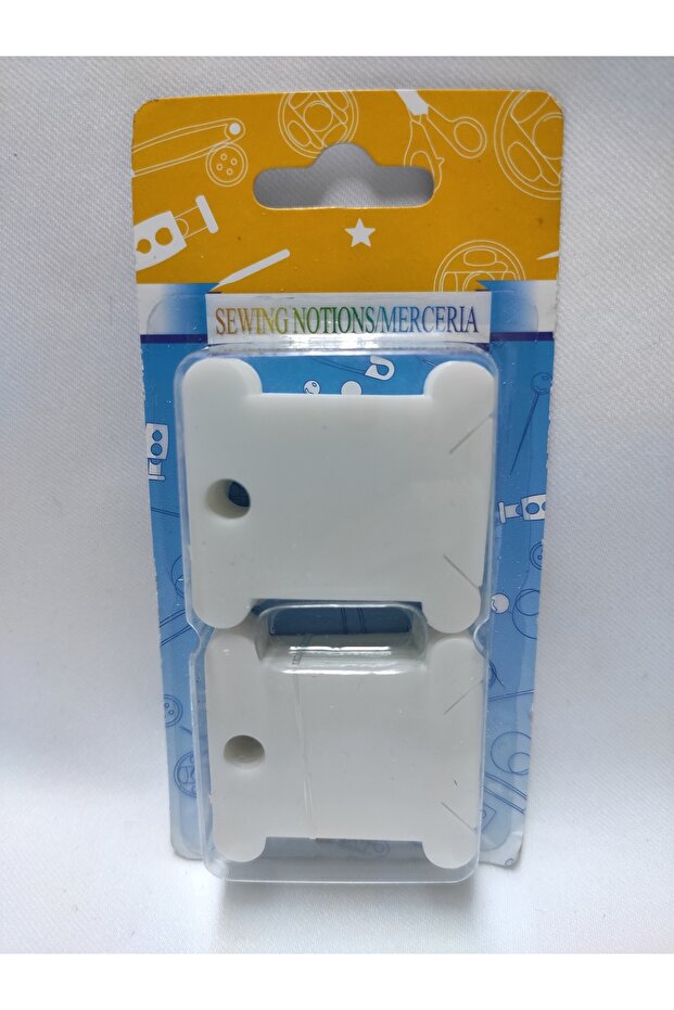 Muline Yarn Winding Card 30 Pieces Plastic Card White