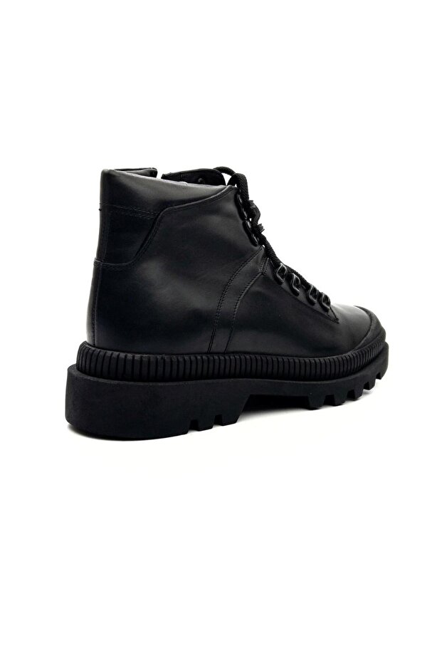16286 Erkek Kalın Taban Kancalı Deri Bot - 3
