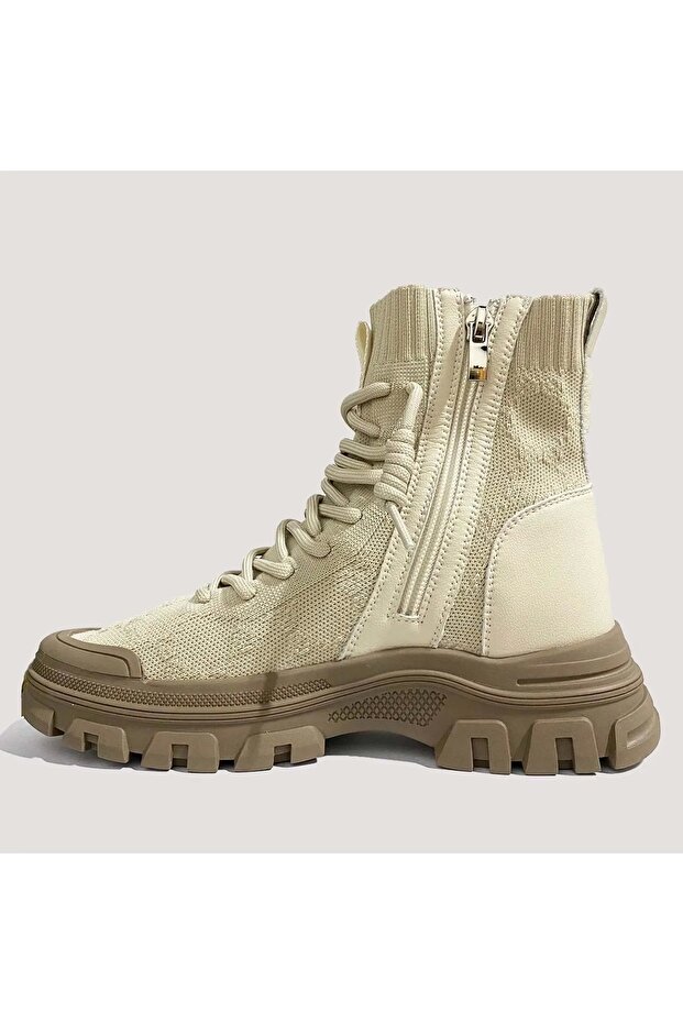 24K310-22 Örme Triko Kadın Bot - 2