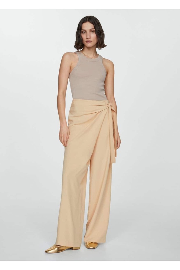 Lyocell-Hose mit Knotendetail - 2