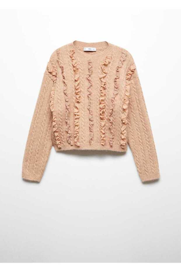 Volanlı kısa kazak - 3