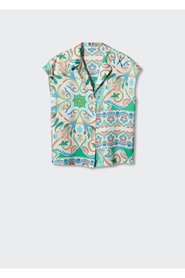 Gemustertes Satinhemd - 3