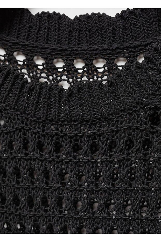 Ajur Detaylı Triko Kazak - 5