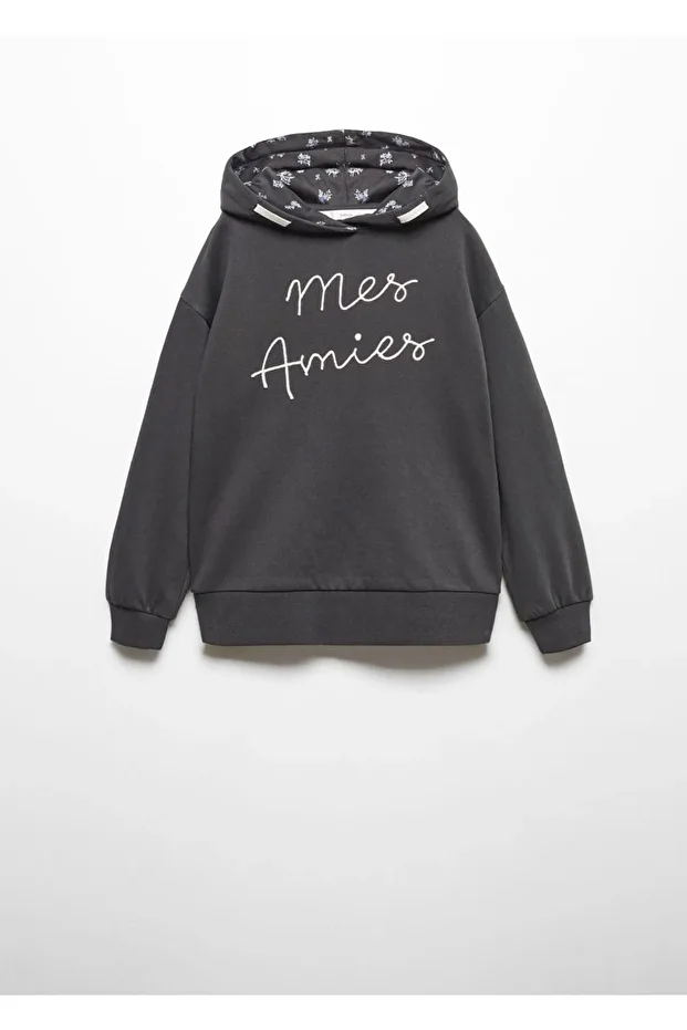 Yazı Işlemeli Sweatshirt - 3