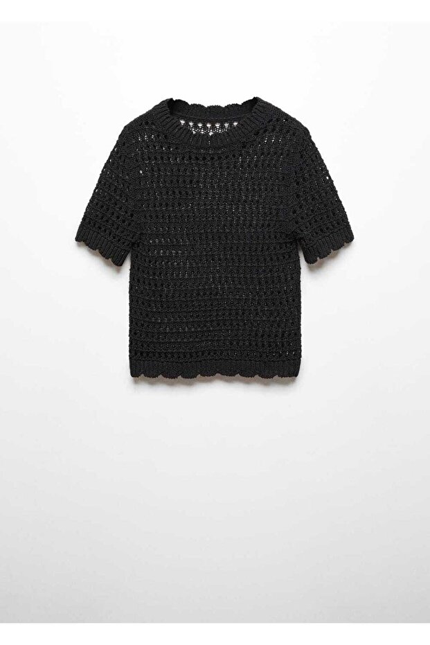 Ajur Detaylı Triko Kazak - 3