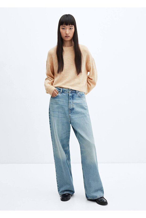 Yuvarlak yaka triko kazak - 2