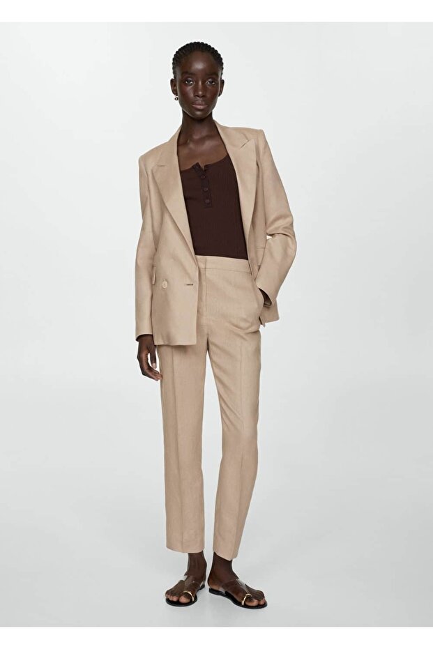 Keten jogger pantolon - 2