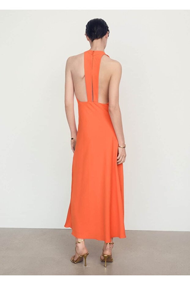Sırtı anvelop kesim elbise - 4