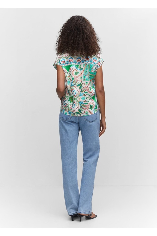 Gemustertes Satinhemd - 4