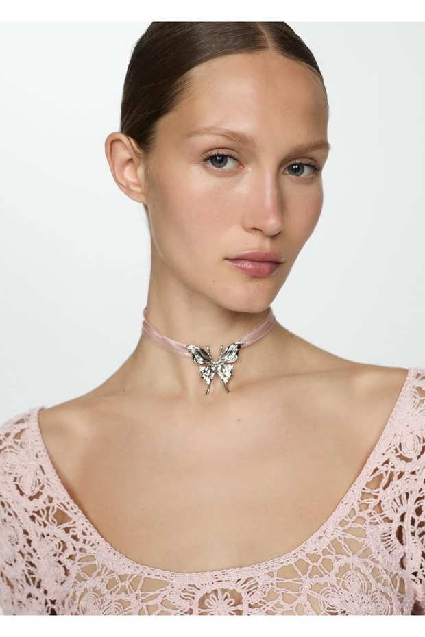 Dantel kısa kazak - 6