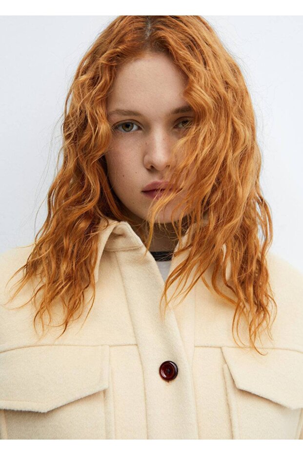 Uzun Yün Gömlek Ceket - 7