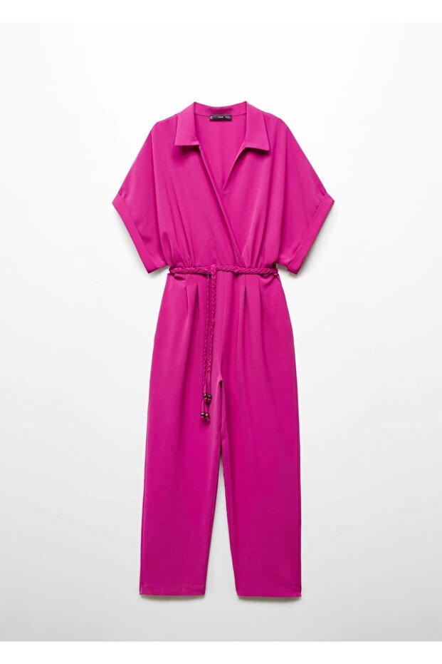 Bağ detaylı uzun tulum - 3