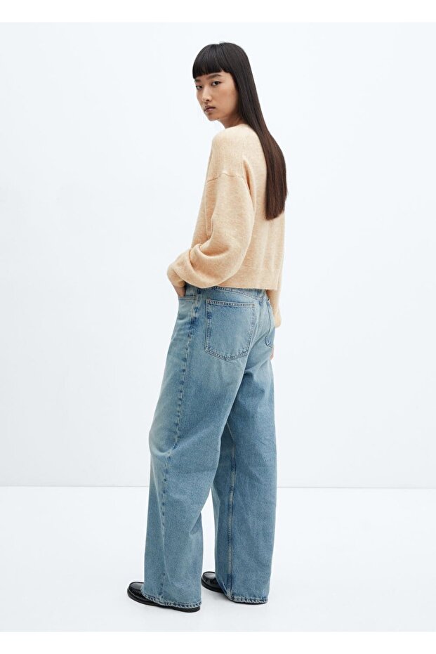 Yuvarlak yaka triko kazak - 4