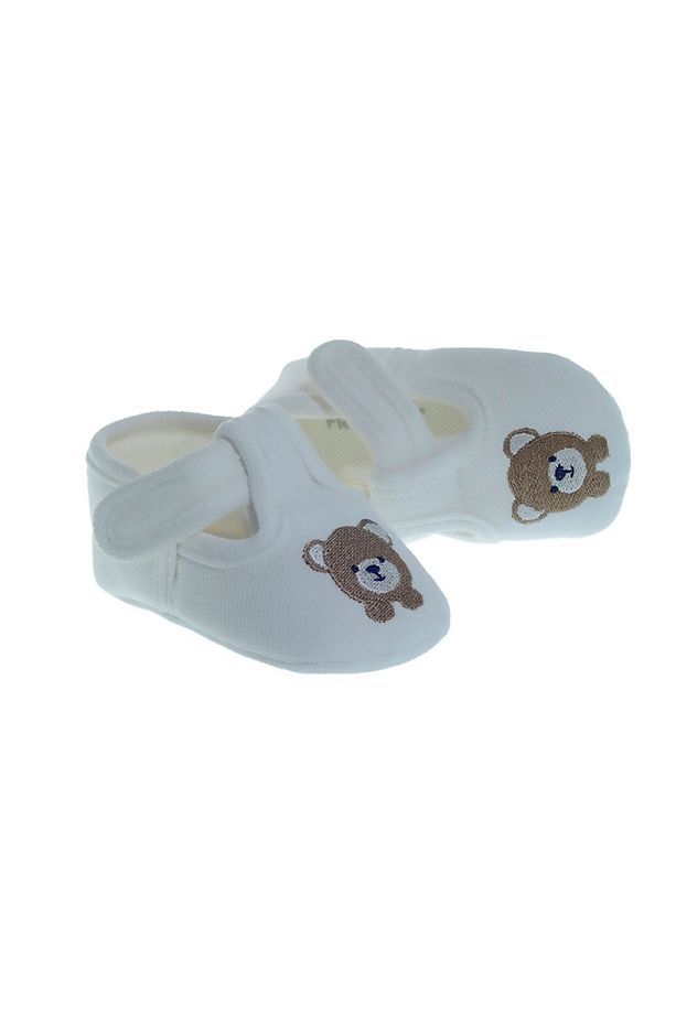 241324 Ekru Erkek Bebek Patiği, Bebek Ayakkabısı - 4