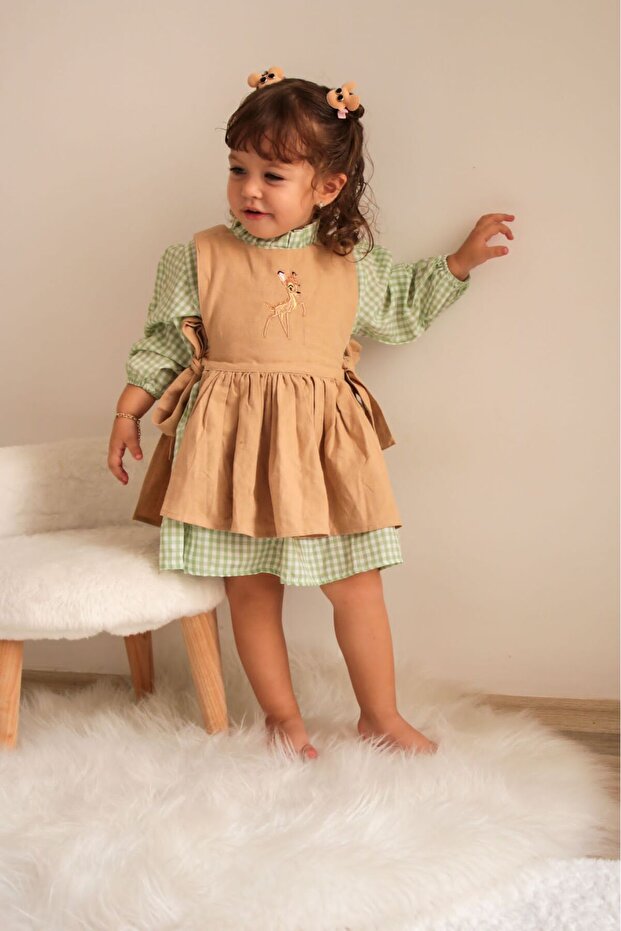 Önlüklü elbise - 8