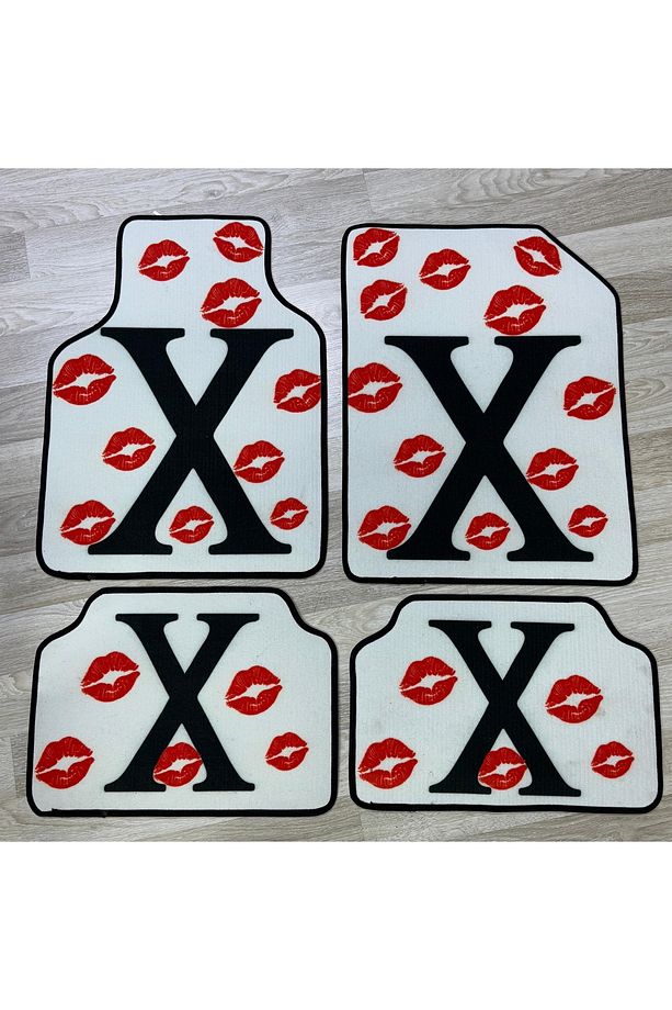 ÖPÜCÜK X BASKILI KAUÇUK TABAN PASPAS TAKIMI - 1