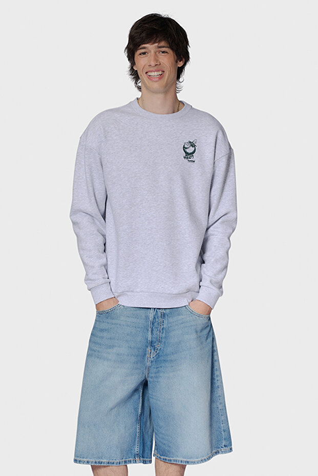 LOOSE CREW SWEATSHIRT - 1
