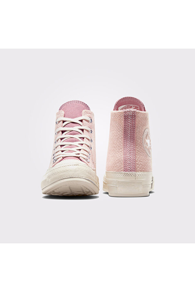 Chuck 70 Mixed Material Kadın Pembe Sneaker - 3
