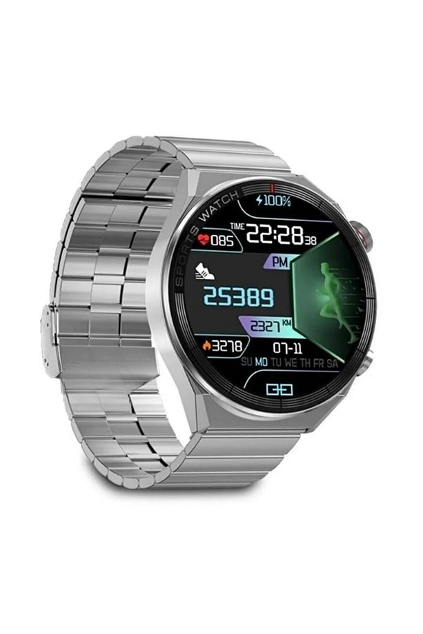 Yeni Smart Watch Ips Tam Hd Yuvarlak Ekran Dt3 Mate Siri Nfc Bluetooth Uyumlu Akıllı Saat 8-9 - 1
