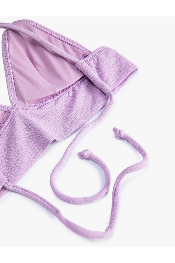 Bikini Üstü Bralet Çapraz Askılı Kaplı - 7