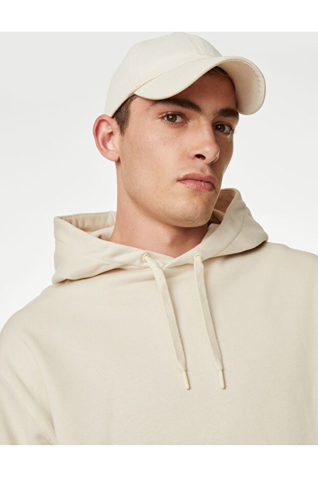 Kapüşonlu Oversize Sweatshirt - 2