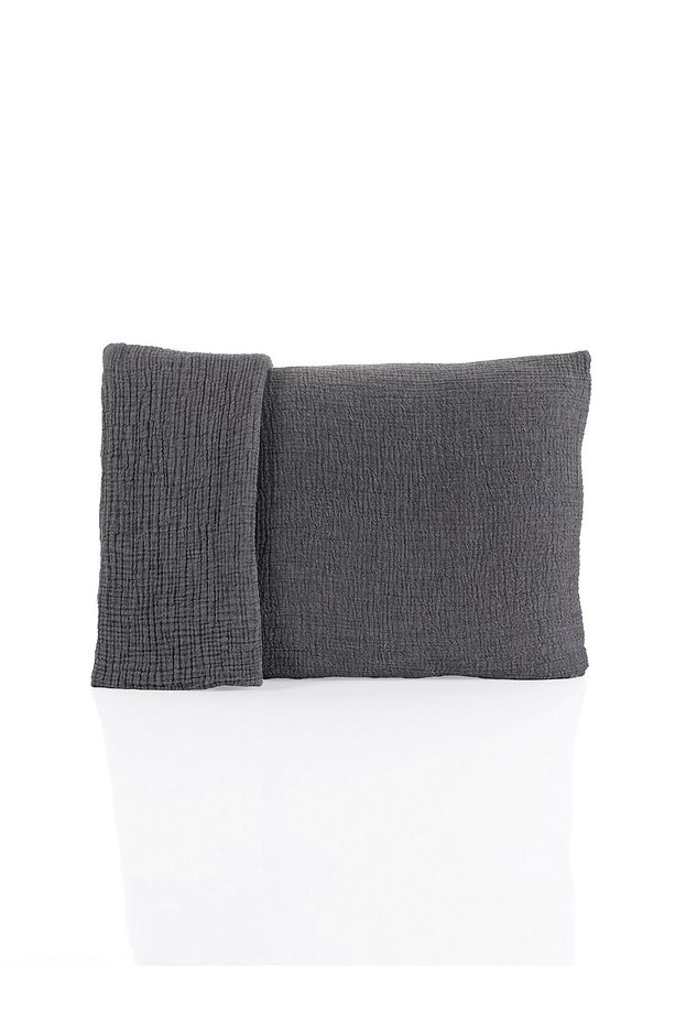 MylasaHome %100 Pamuk 2'li 4 Katlı Müslin Yastık Kılıfı 50x70 - 1
