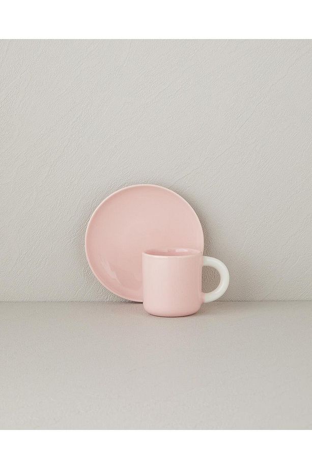 Softy New Bone China 8 Parça 4 Kişilik Kahve Fincan Takımı 100 ml Renkli - 3