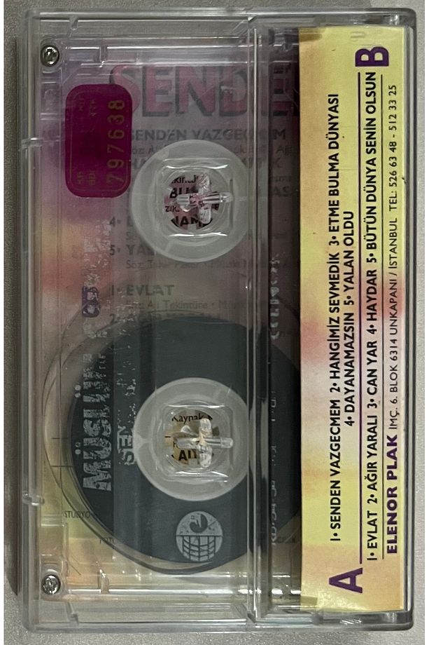 Müslüm Gürses Senden Vazgeçmem Kaset (Orjnal 1994 Dönem Baskı Kaset) - 2