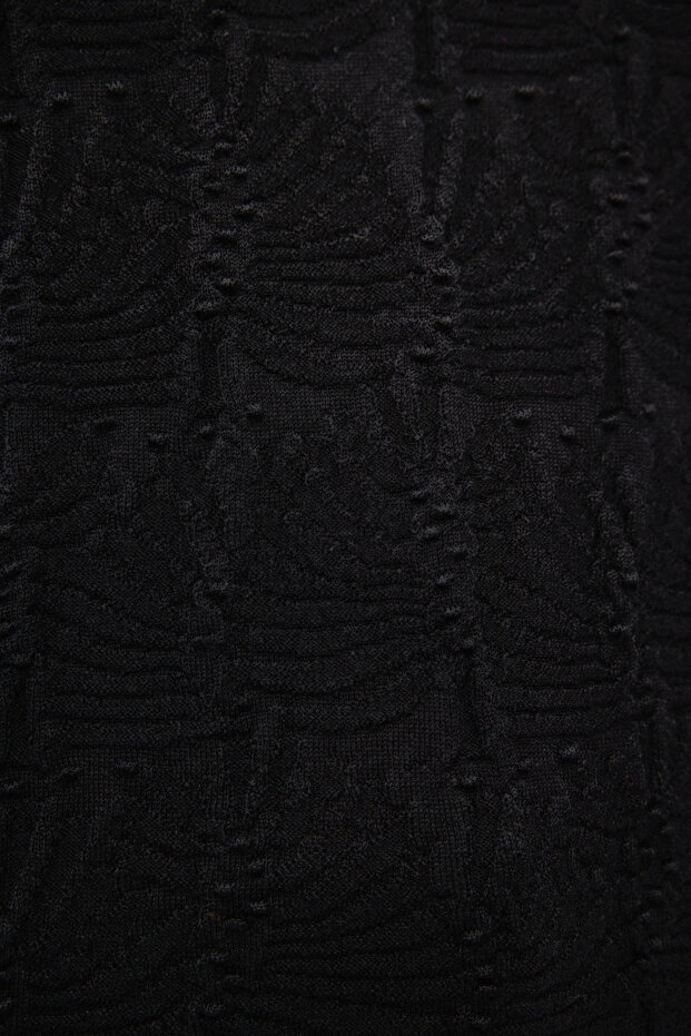 Örgü Detaylı Yün  Triko Kazak - 6