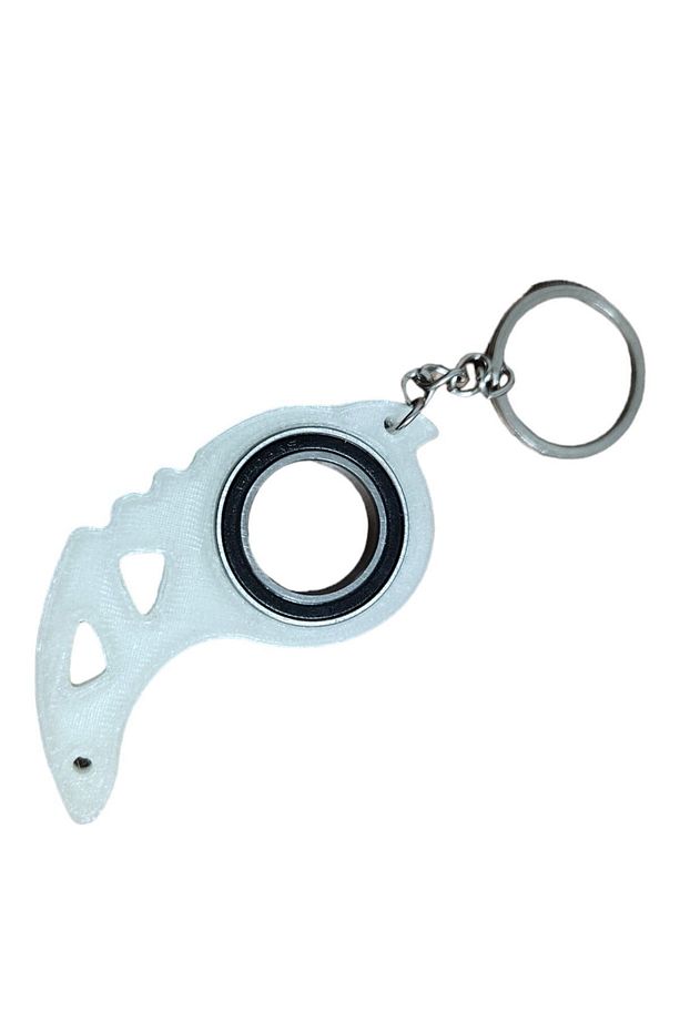 Keyrambit  Dönebilen Anahtarlık- Karanlıkta Parlayan Anahtarlık (MAVİ) - 5