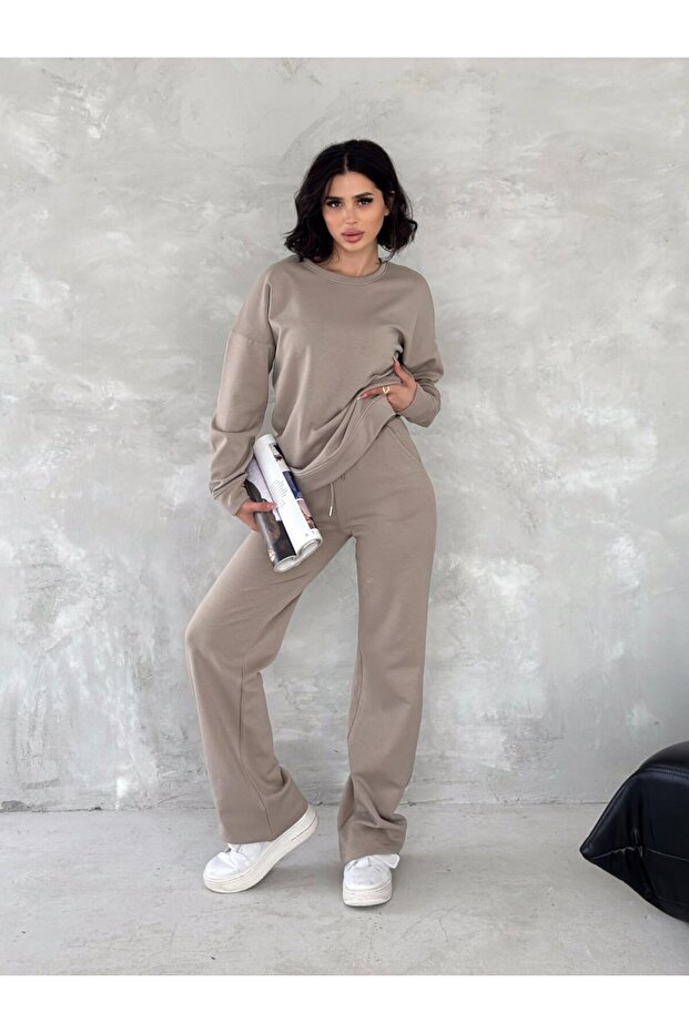 Women's Cycling Collar Long Sleeve Bol Legs Tracksuit Suit Winter Thermal Suit with Fleece Inside