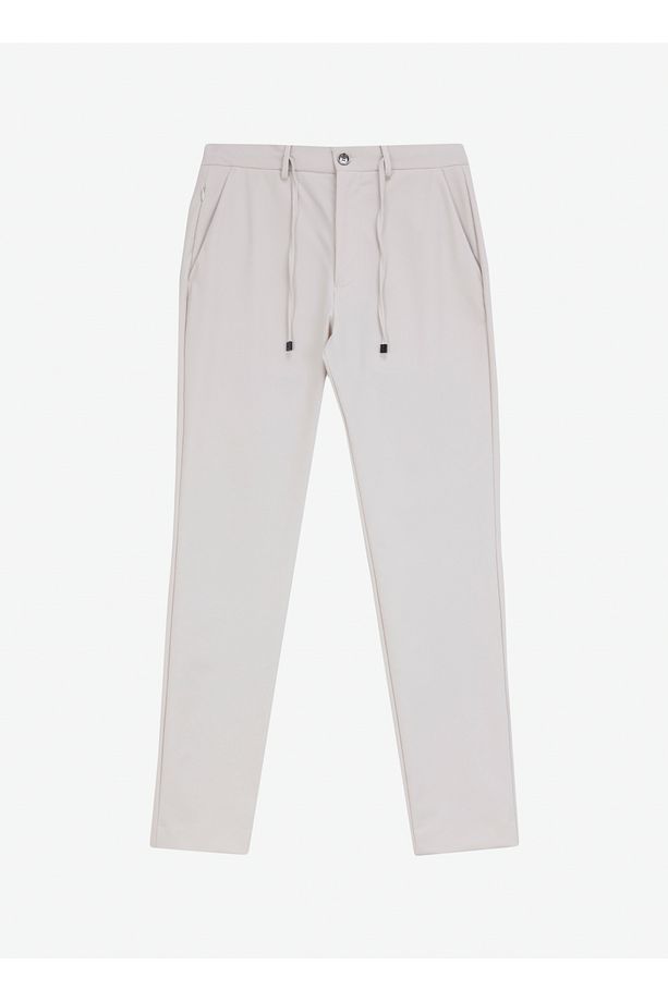 Bağlamalı Bel Normal Paça Taş Erkek Chino Pantolon F4WM-PNT F56 - 2