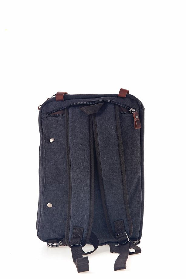 ÇÇS 51569 Kanvas Kumaş Omuz Sırt Ve El Çantası Omuz askılı - 3
