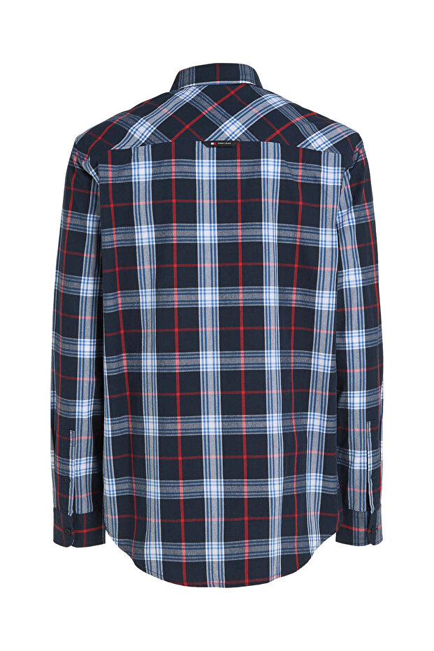 Erkek Çok Koyu Lacivert Uzun Kollu Gömlek - 4