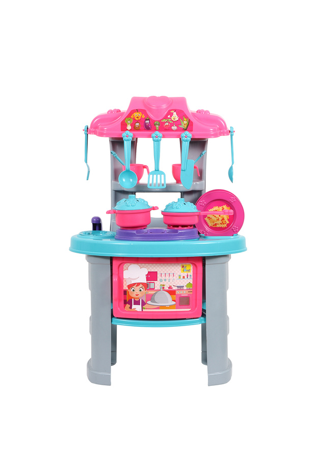 Ogi Mogi Kitchen Play Set for Kids, 26 Pieces Kitchen Accessories