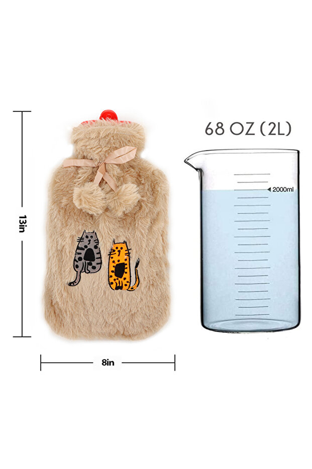Katzen-Plüsch-Wärmflasche - 4