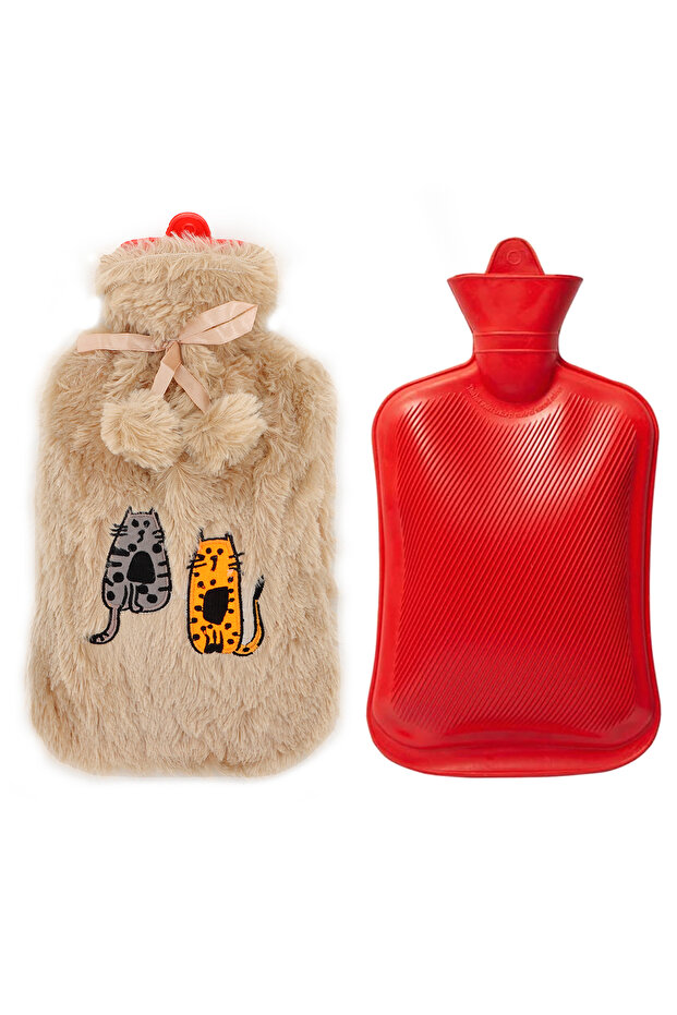 Katzen-Plüsch-Wärmflasche - 3