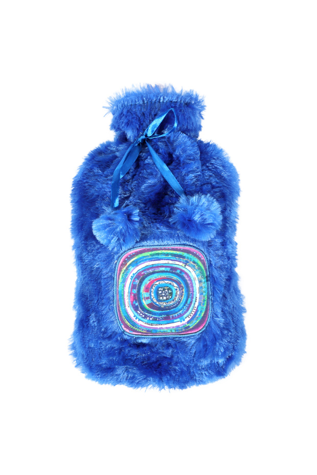 Evil Eye Hot Water Bottle with Soft Plush Cover 68 OZ