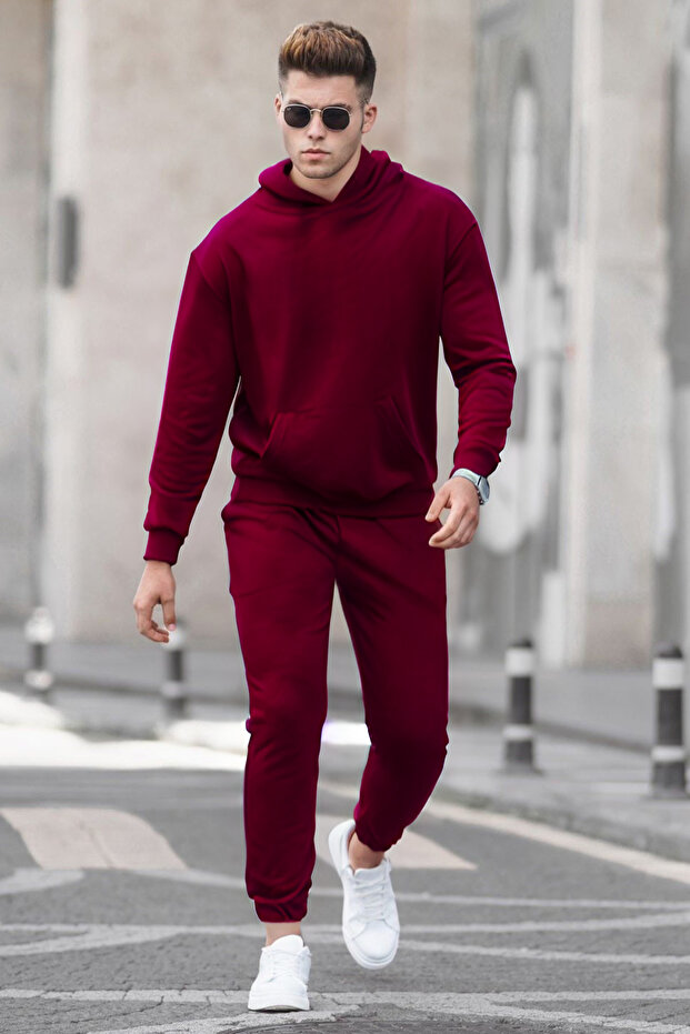 Men's Basic Model Soft Cotton Tracksuit Set - 1