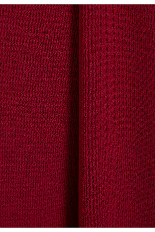 Kısa Kol Triko Elbise - 8